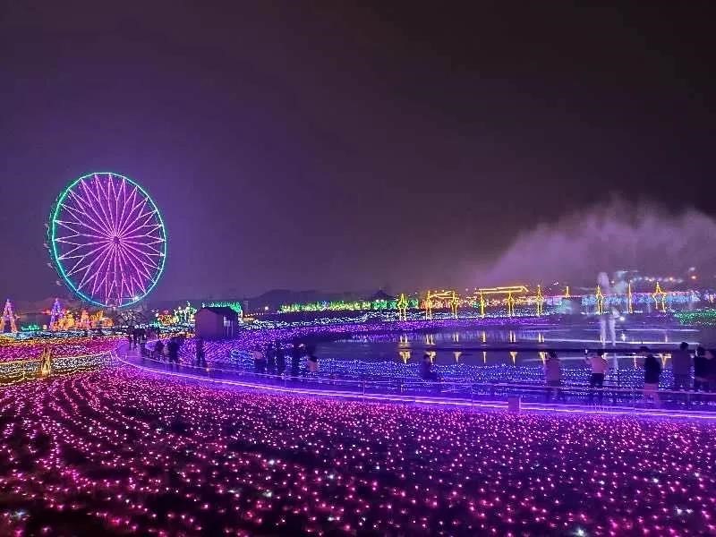 杭州南湖灯会，光影盛宴的璀璨之夜